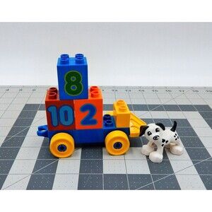 LEGO Duplo Number Train Set 10558 Replacement 6 Pieces Dog Numbered Blocks